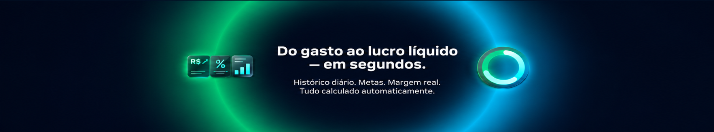 Do gasto ao lucro líquido em segundos